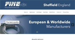 Desktop Screenshot of fine-edge.co.uk