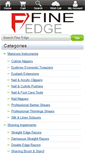 Mobile Screenshot of fine-edge.biz